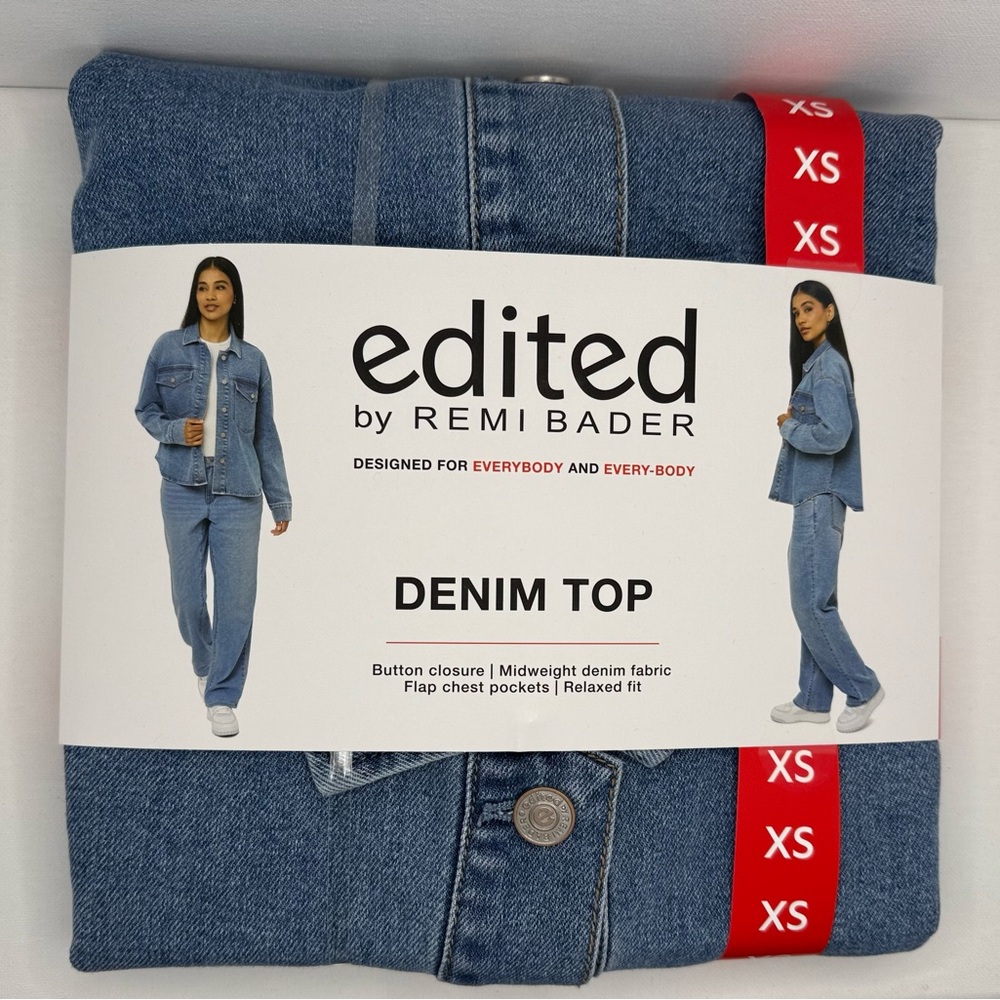 Edited by Remi Bader Women's Blue Denim Jacket